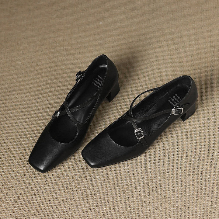 Marvane | Kitten Heels de Cuero