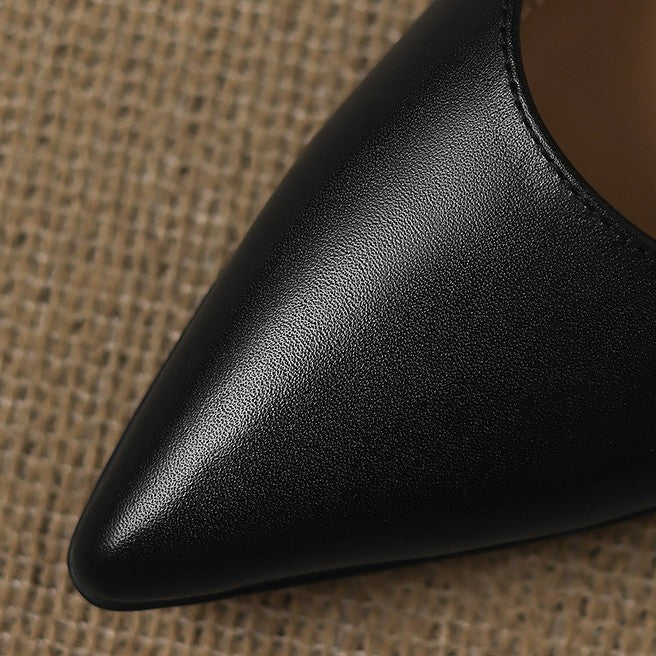 Calenne | Kitten Heels de Cuero