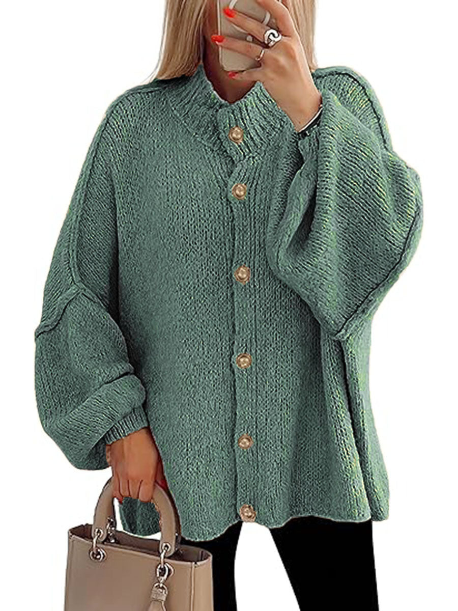 Nofia | Chaqueta Chunky de Manga Larga con Botones