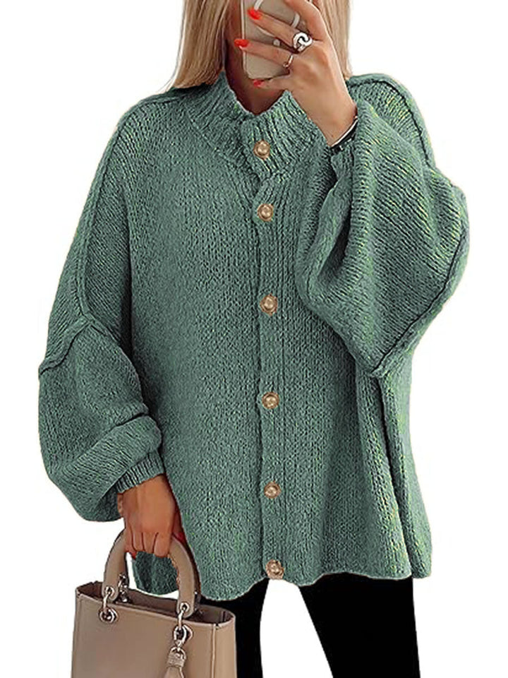 Nofia | Chaqueta Chunky de Manga Larga con Botones