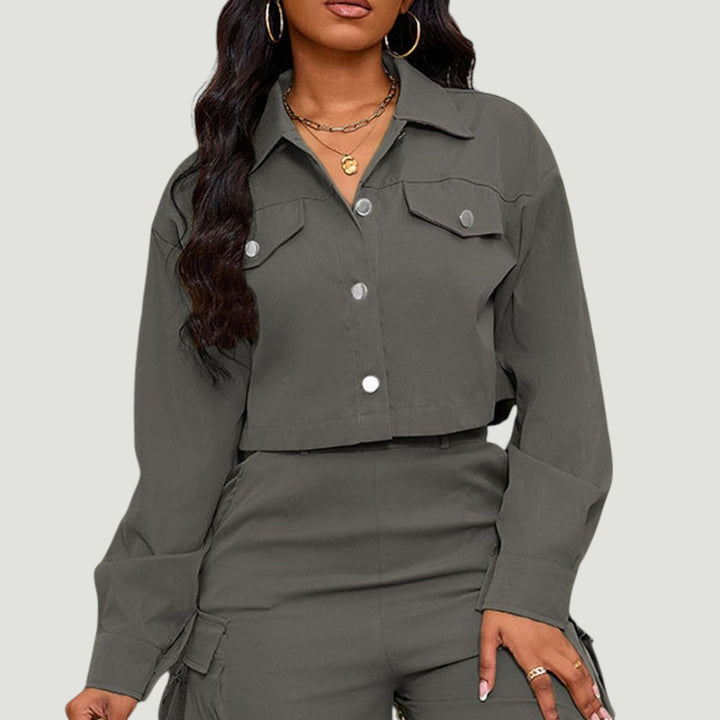 Velma | Campera Corta Abotonada