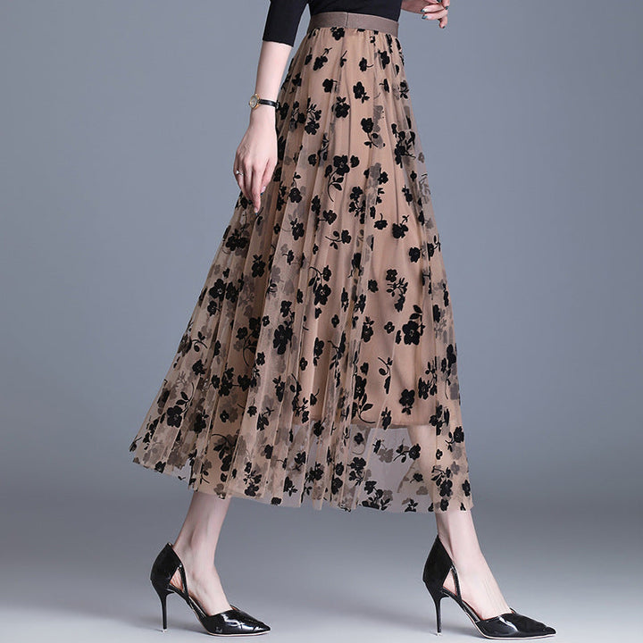 Adeline | Falda Midi Floral Chic