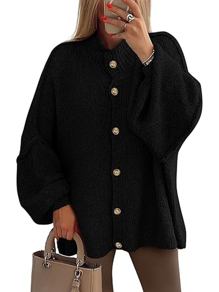 Nofia | Chaqueta Chunky de Manga Larga con Botones