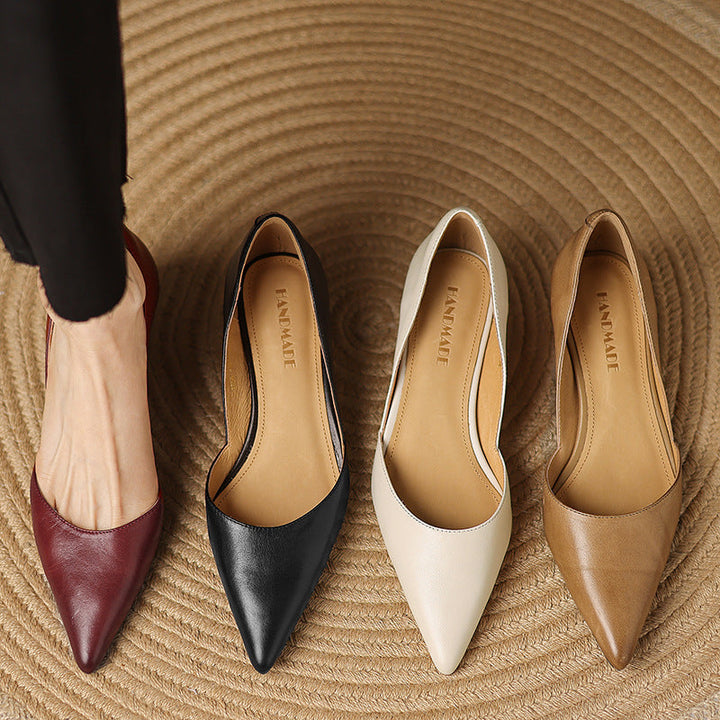 Ceyra | Kitten Heels de Cuero