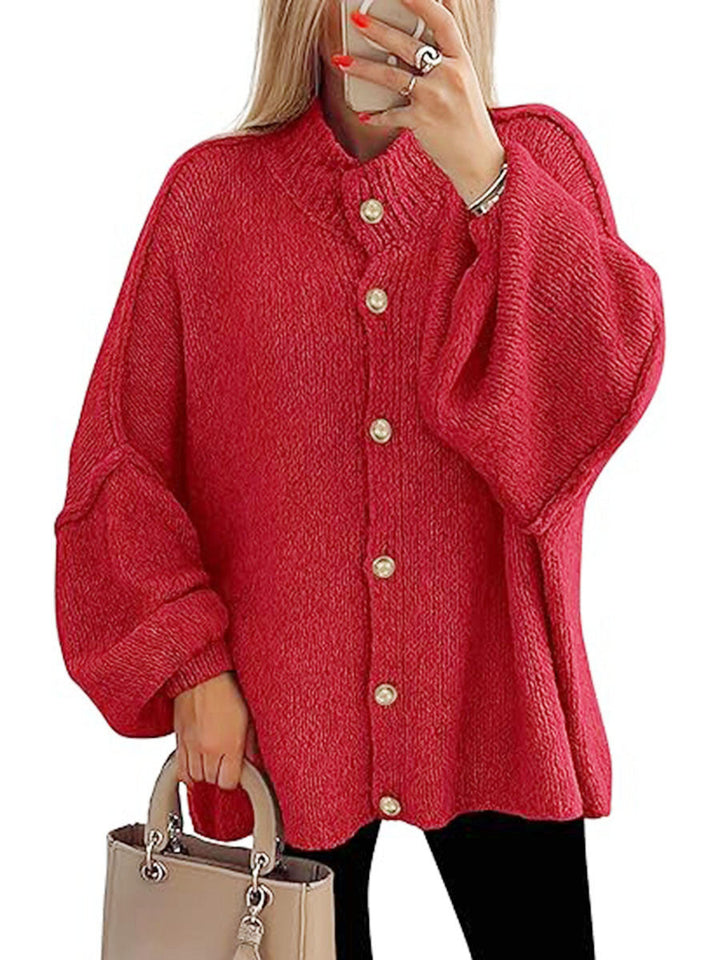 Nofia | Chaqueta Chunky de Manga Larga con Botones