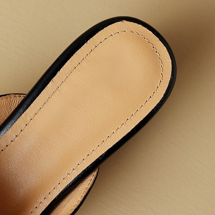 Marloe | Mules Punta Fina de Cuero
