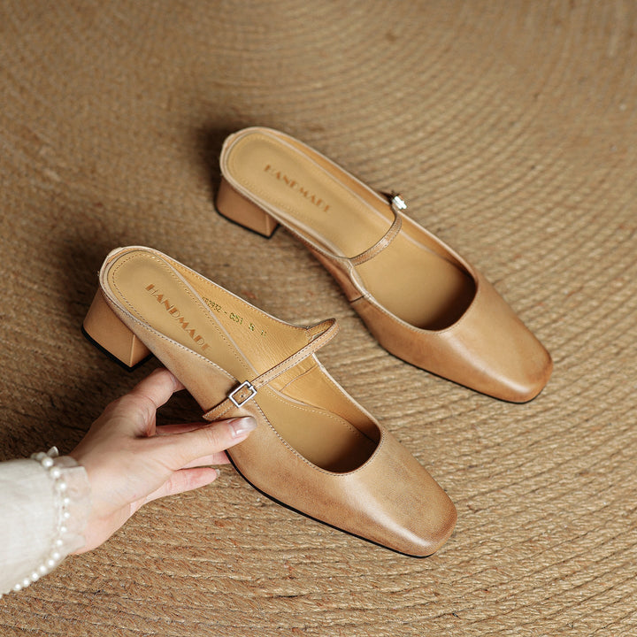Meyra | Mules de Cuero