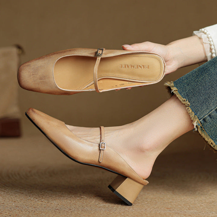 Meyra | Mules de Cuero