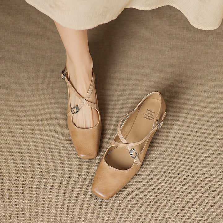 Marvane | Kitten Heels de Cuero