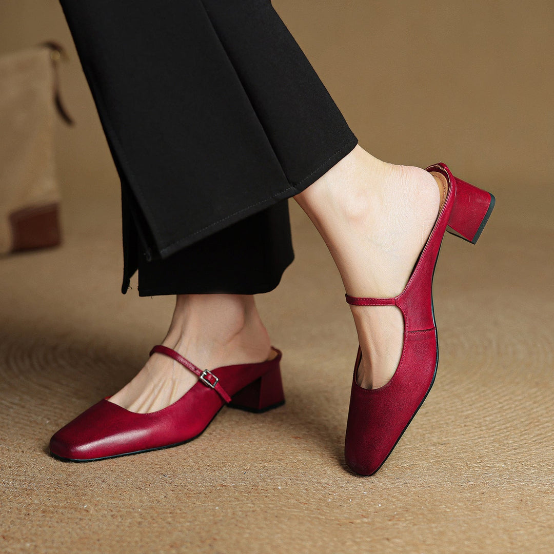 Meyra | Mules de Cuero