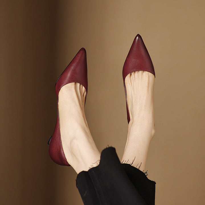 Ceyra | Kitten Heels de Cuero