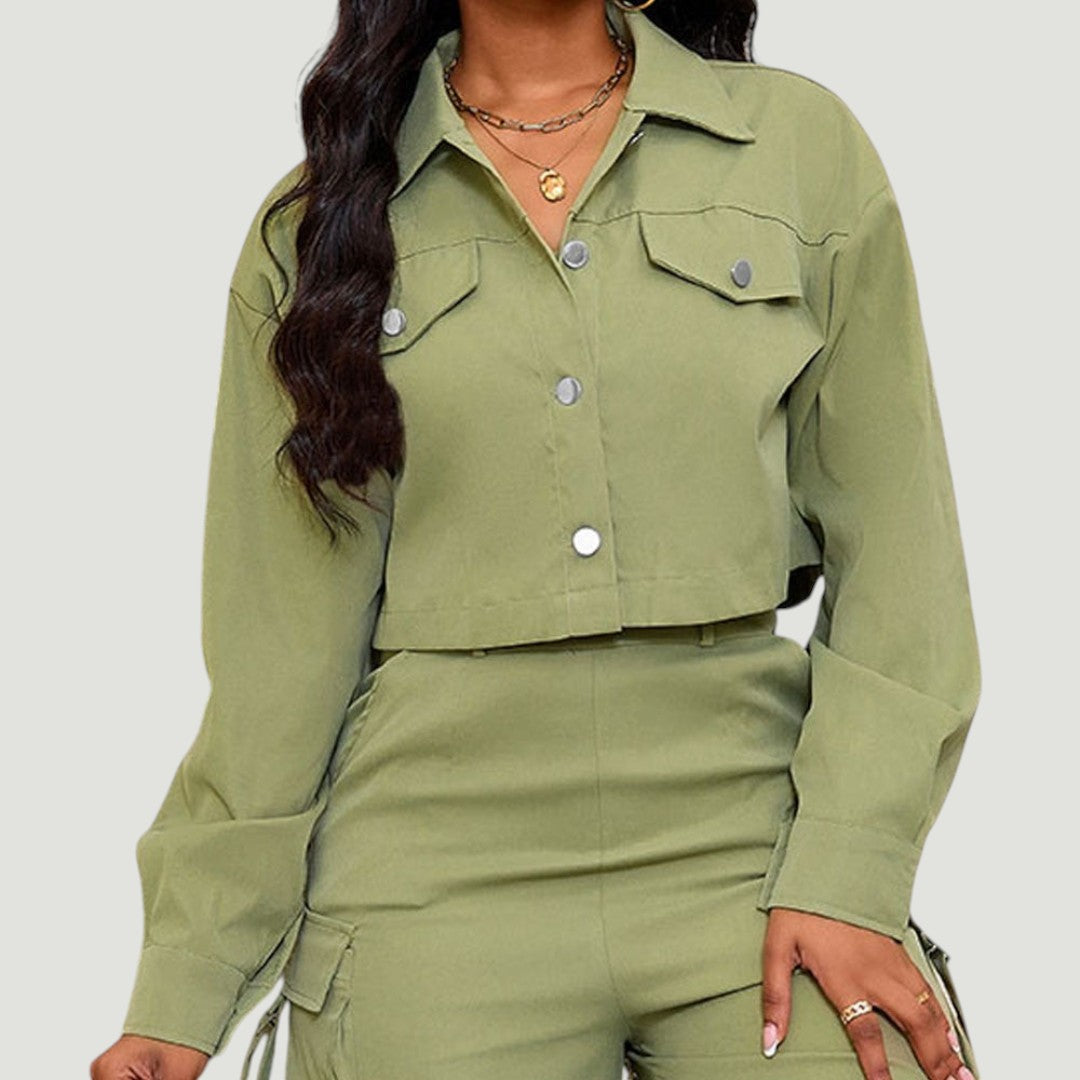 Velma | Campera Corta Abotonada