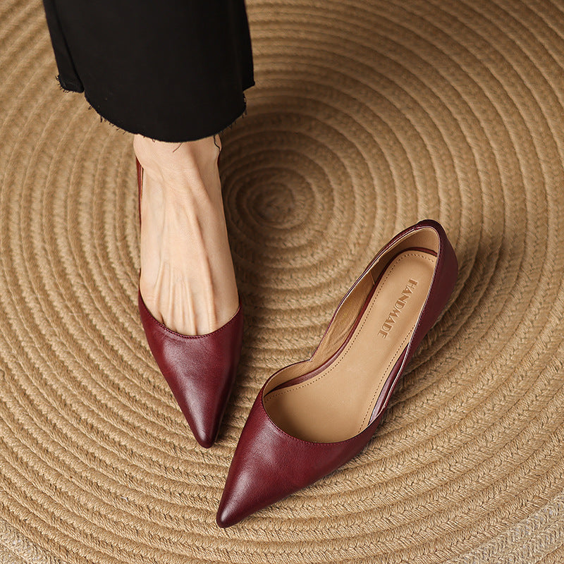 Ceyra | Kitten Heels de Cuero