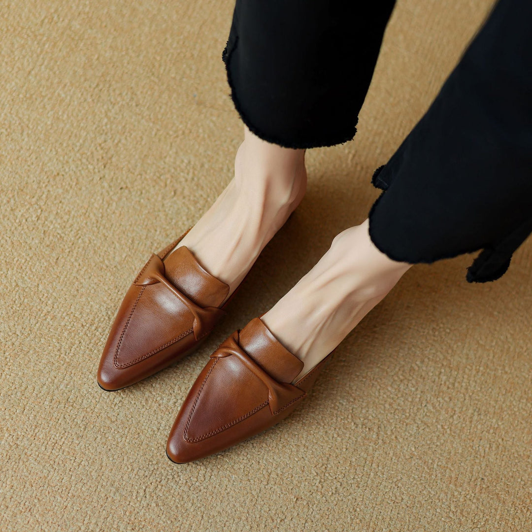 Marloe | Mules Punta Fina de Cuero