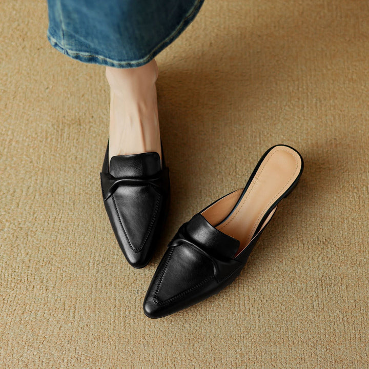 Marloe | Mules Punta Fina de Cuero
