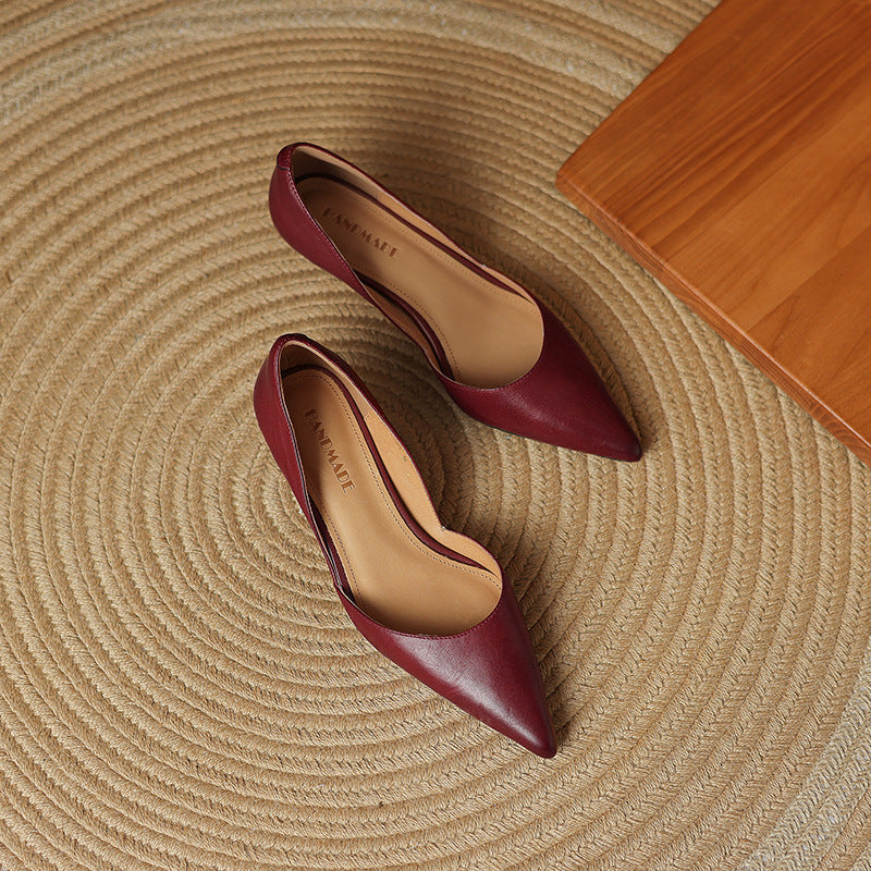 Ceyra | Kitten Heels de Cuero