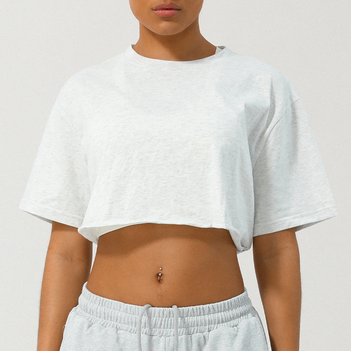 Cassia | Camiseta Cortada de Ajuste Relajado para Mujeres