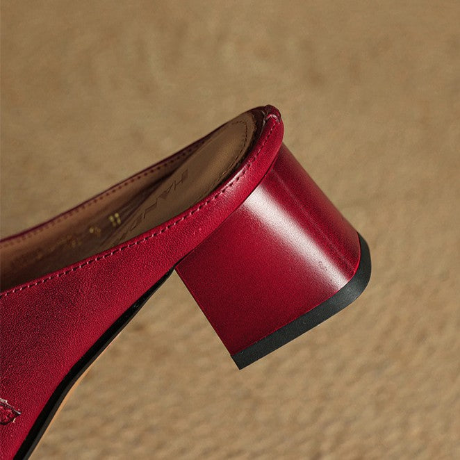 Meyra | Mules de Cuero