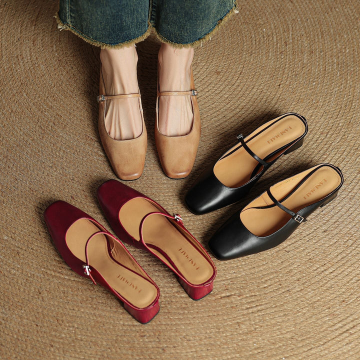 Meyra | Mules de Cuero