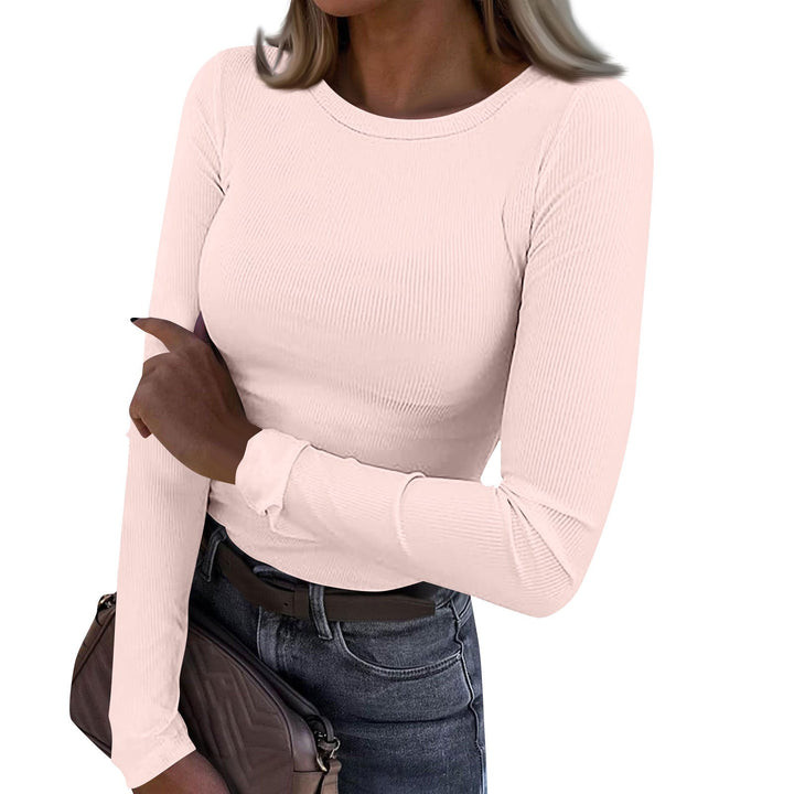 Resley | Top Casual de Verano con Cuello Redondo y Ajuste de Canalé