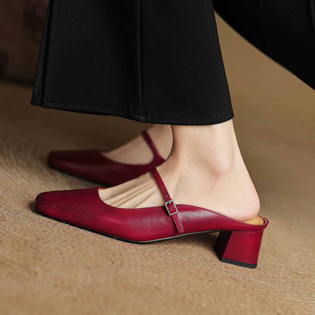 Meyra | Mules de Cuero