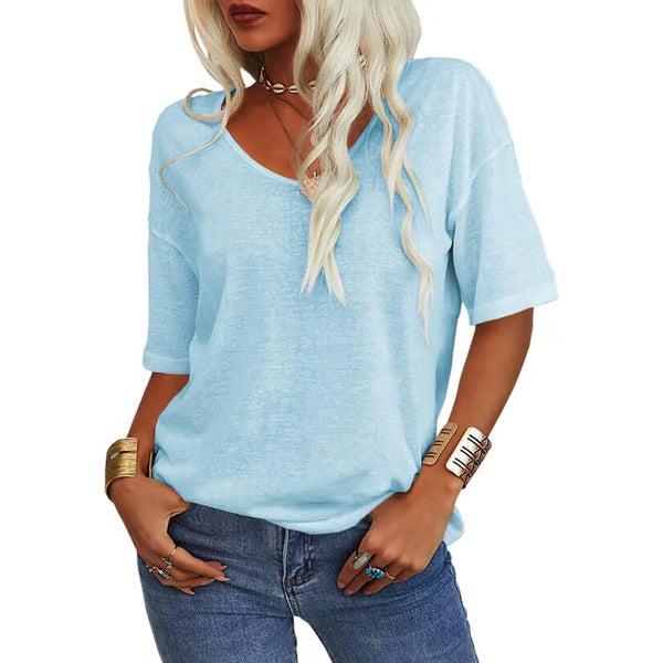 Krisanta | Camiseta Minimalista Ligera y Suelta