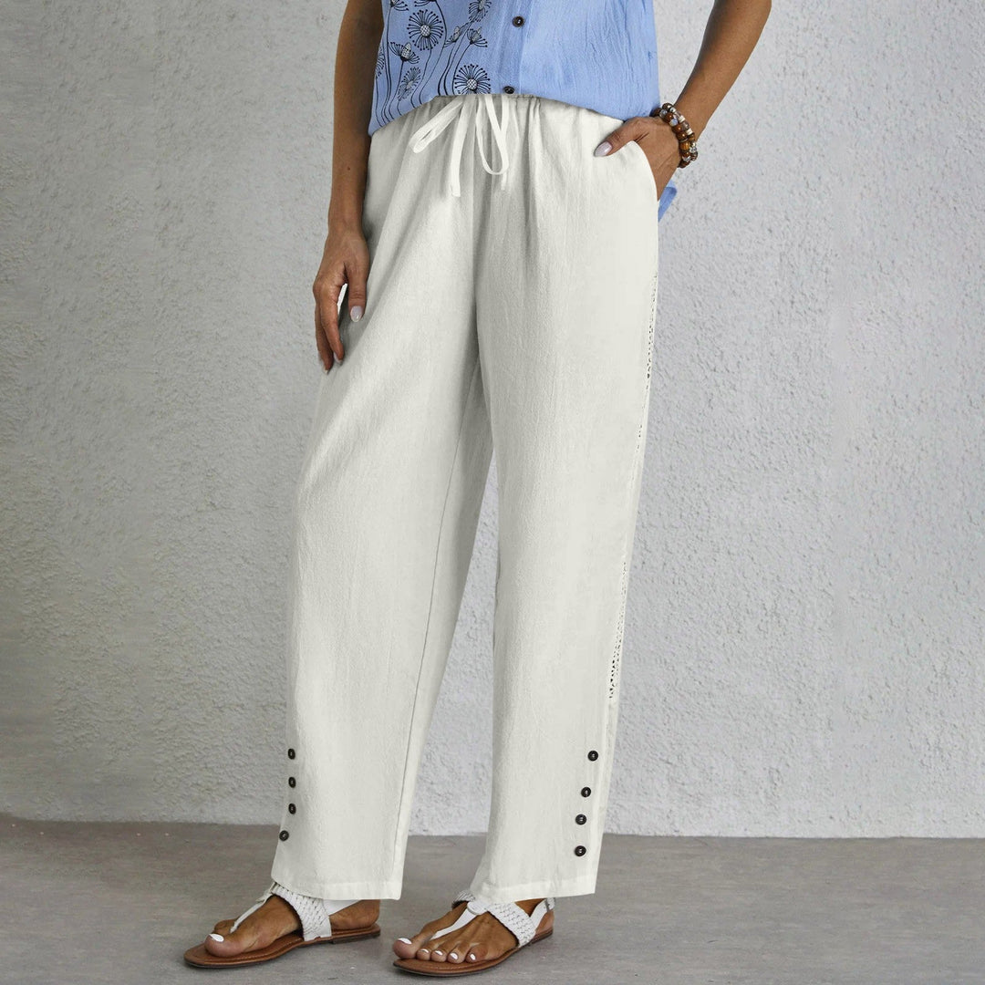 Shania | Pantalones Relajados con Botones