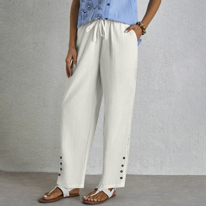 Shania | Pantalones Relajados con Botones