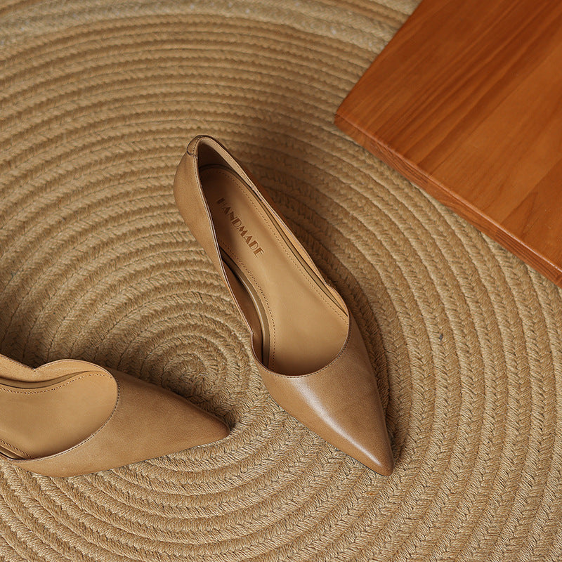 Ceyra | Kitten Heels de Cuero