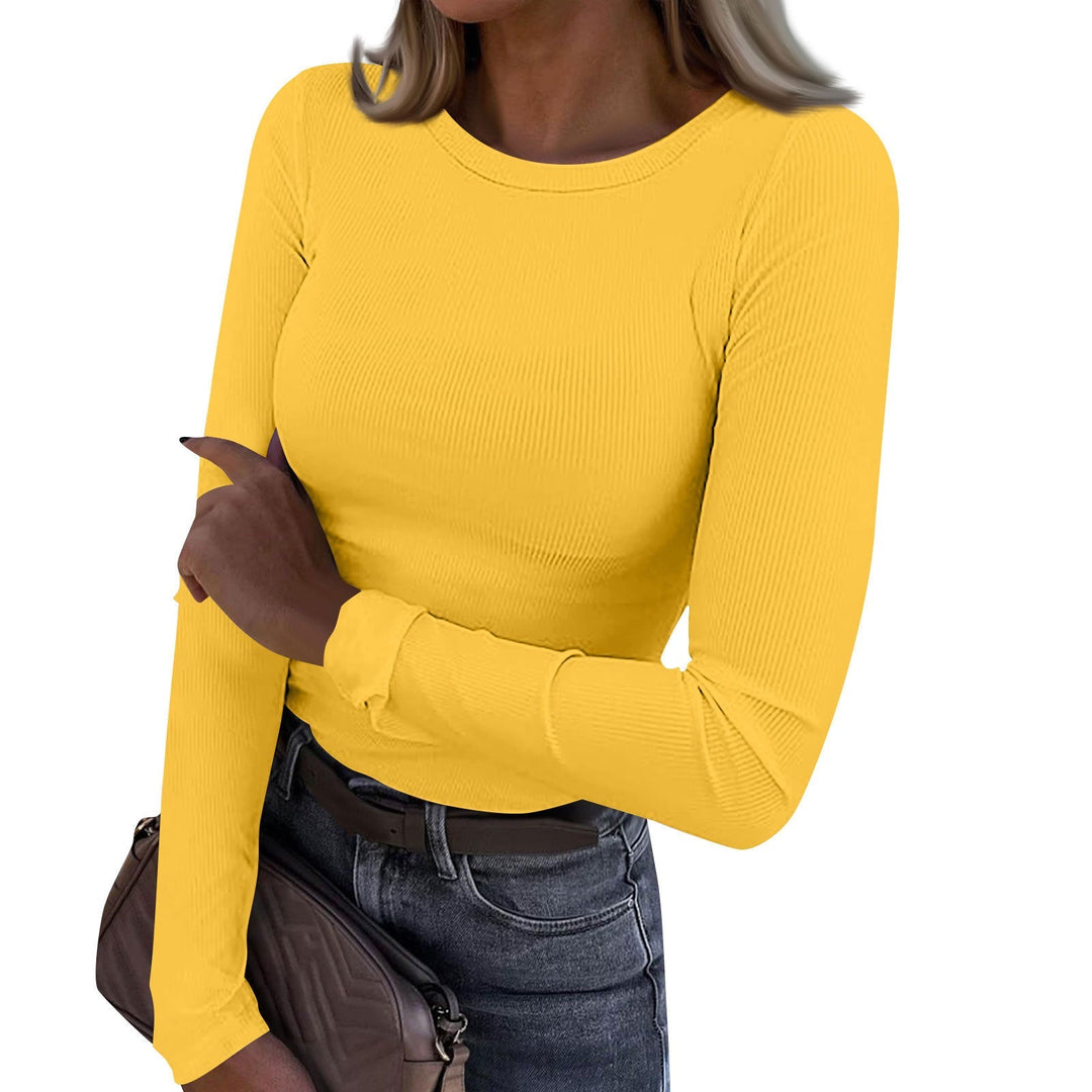Resley | Top Casual de Verano con Cuello Redondo y Ajuste de Canalé
