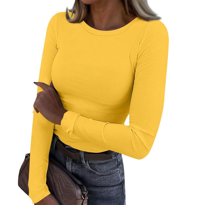 Resley | Top Casual de Verano con Cuello Redondo y Ajuste de Canalé