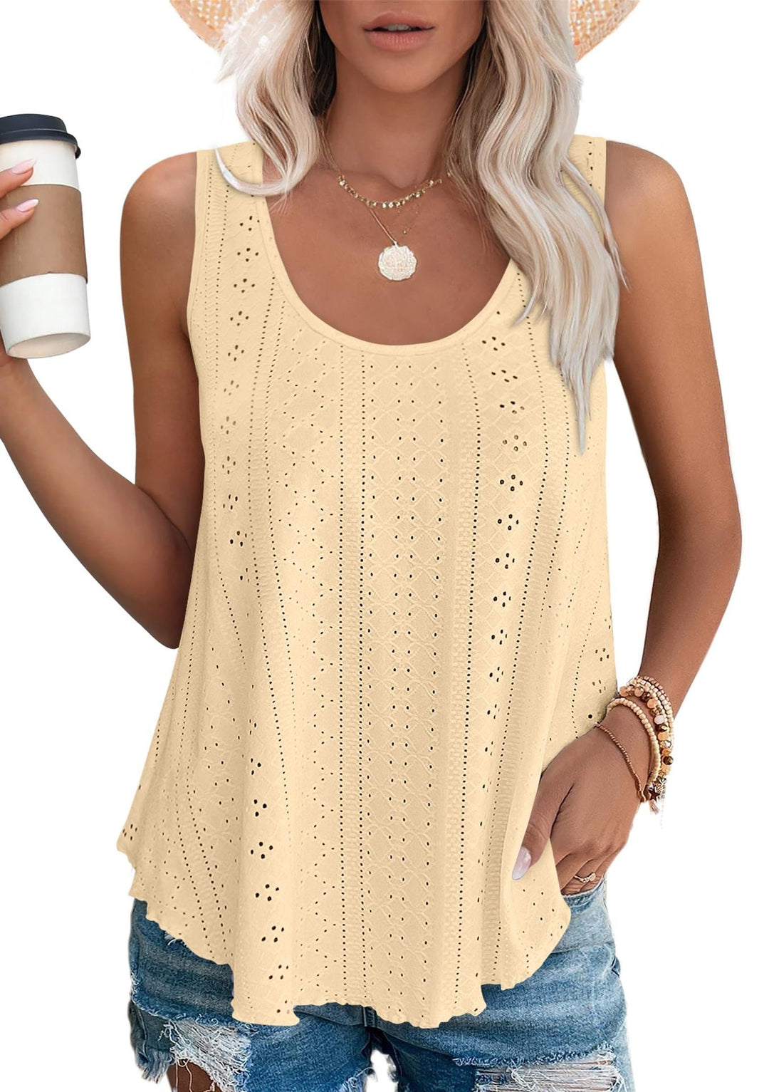 Luzinne | Camiseta sin mangas ligera de verano