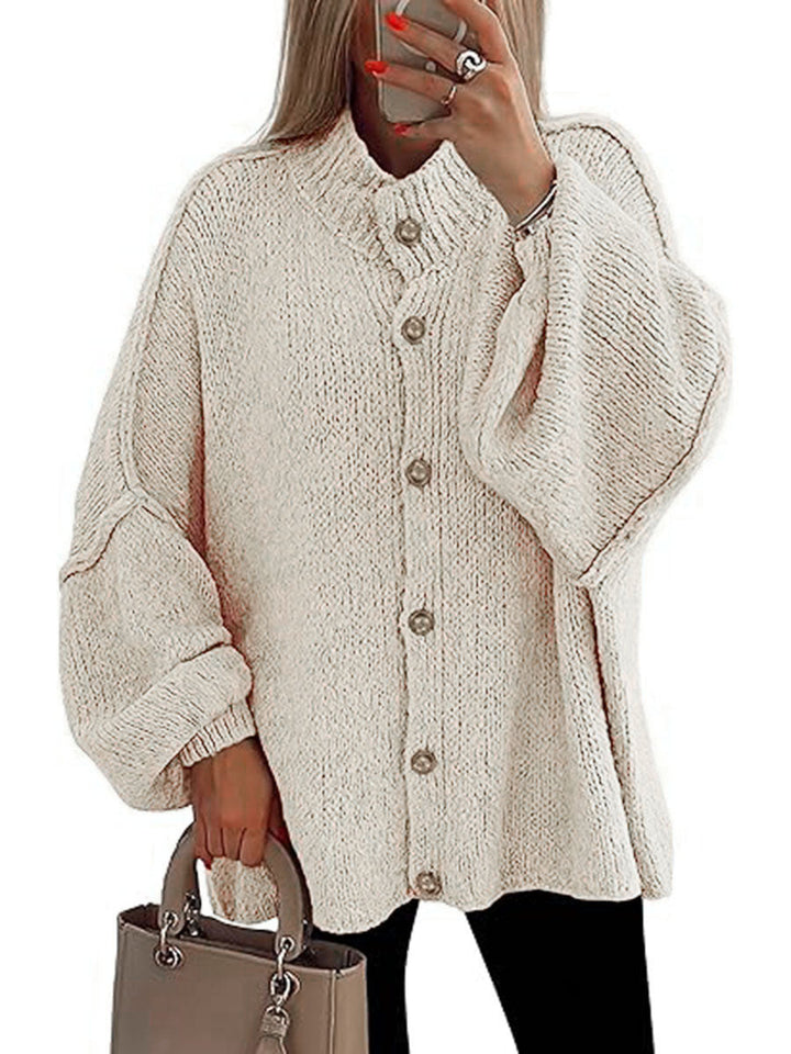 Nofia | Chaqueta Chunky de Manga Larga con Botones