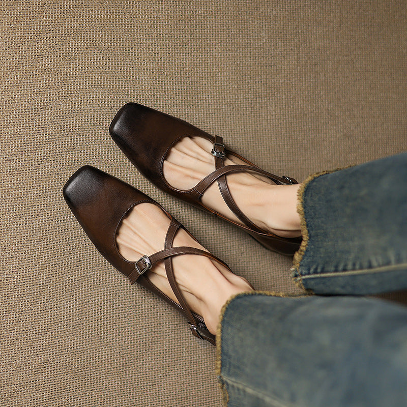 Marvane | Kitten Heels de Cuero