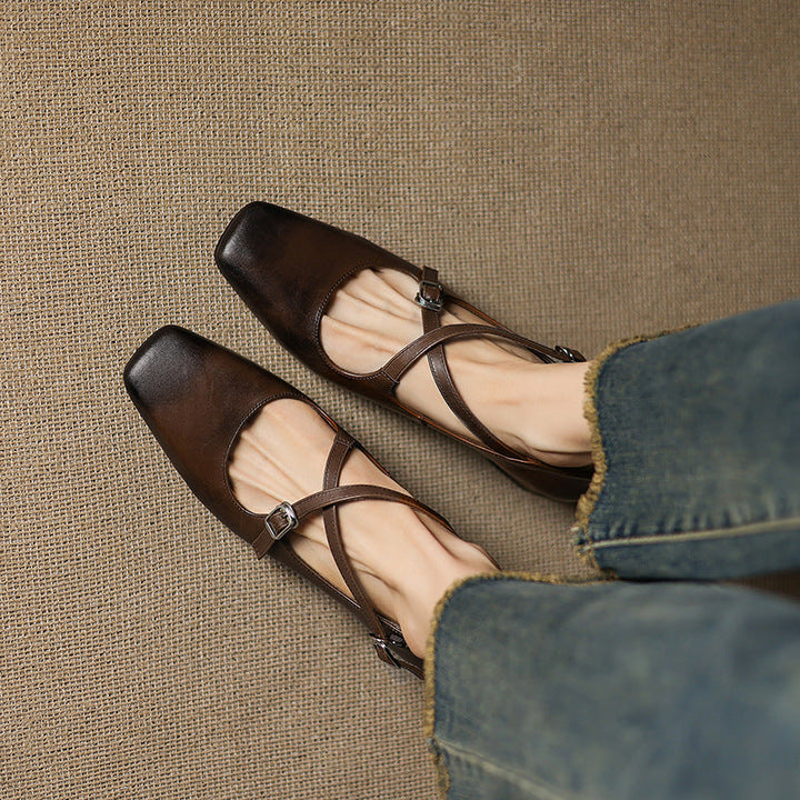 Marvane | Kitten Heels de Cuero