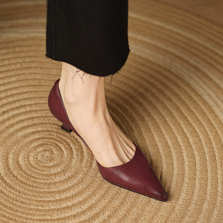 Ceyra | Kitten Heels de Cuero