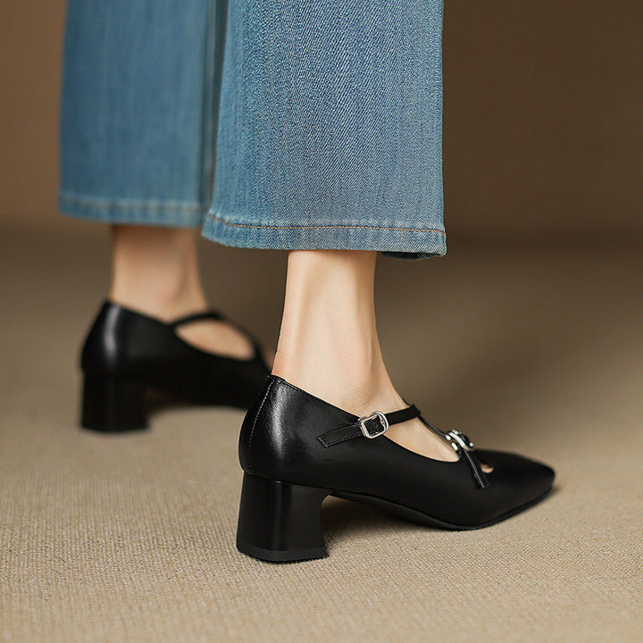 Marvane | Kitten Heels de Cuero