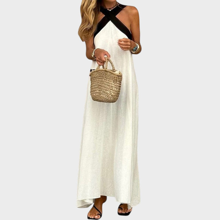 Ornella | Vestido con Escote Cruzado