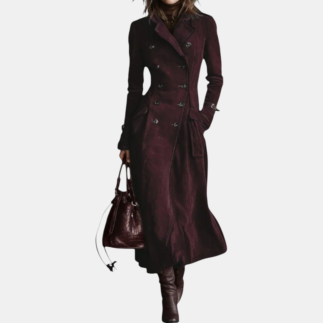 Eloísa | Gabardina de Ante Elegante