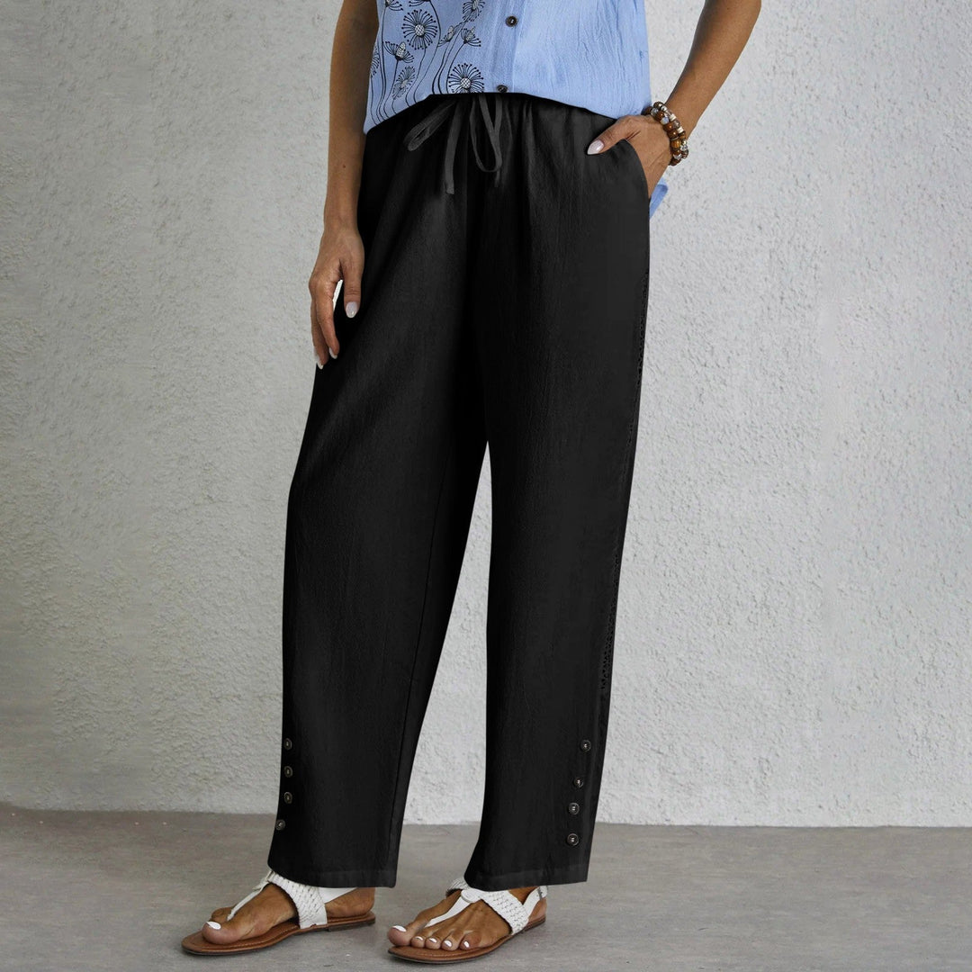 Shania | Pantalones Relajados con Botones