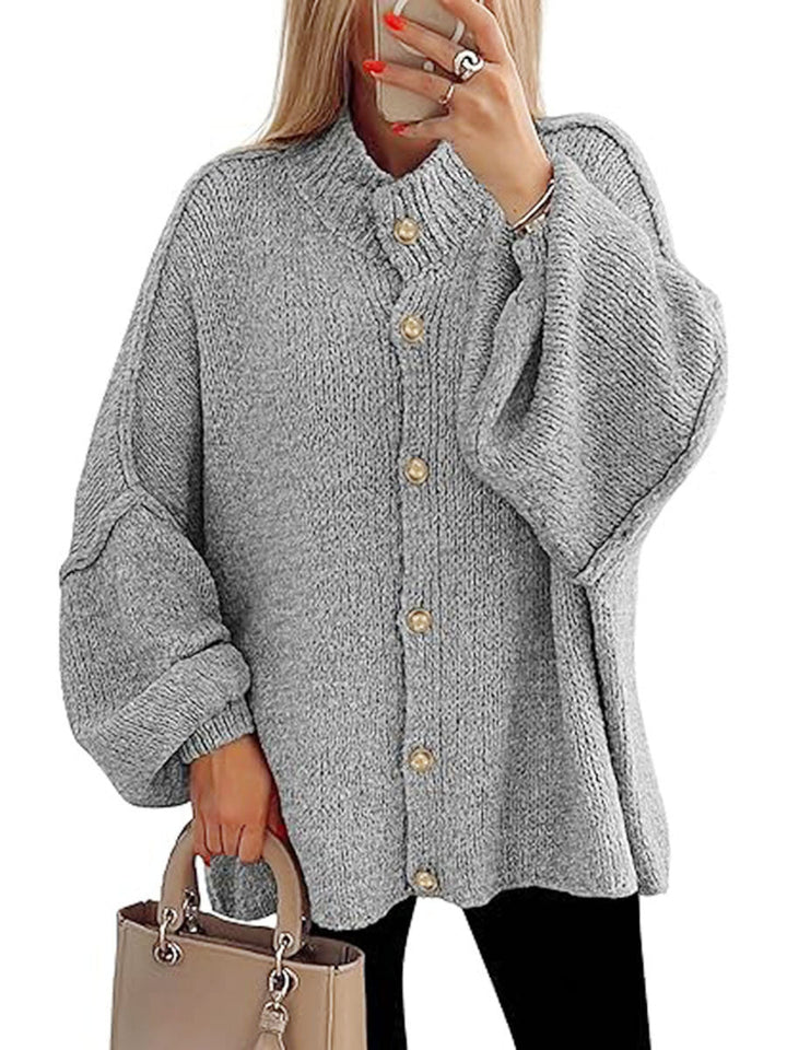 Nofia | Chaqueta Chunky de Manga Larga con Botones