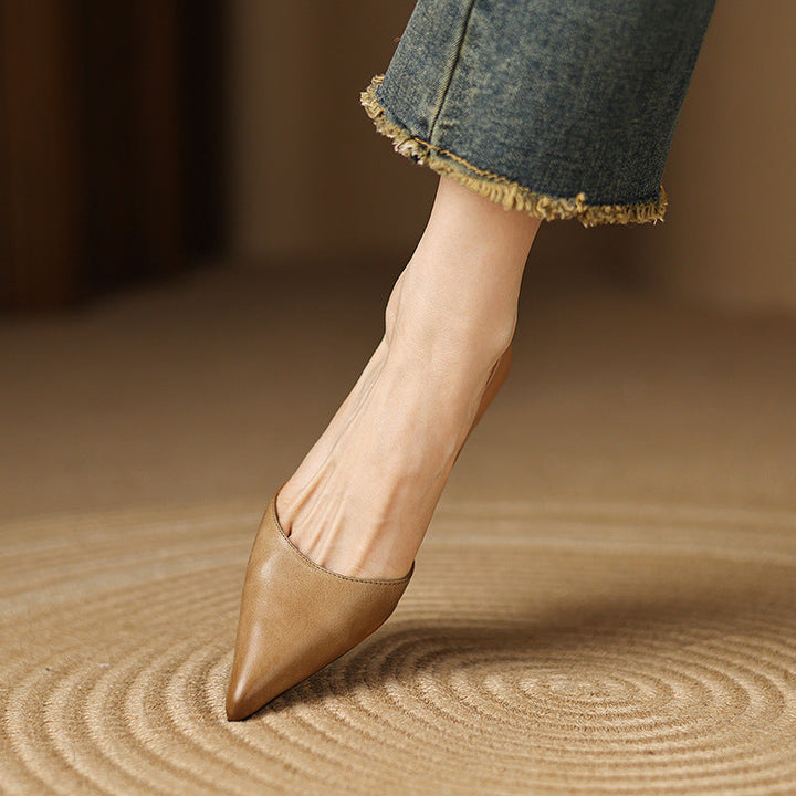 Ceyra | Kitten Heels de Cuero