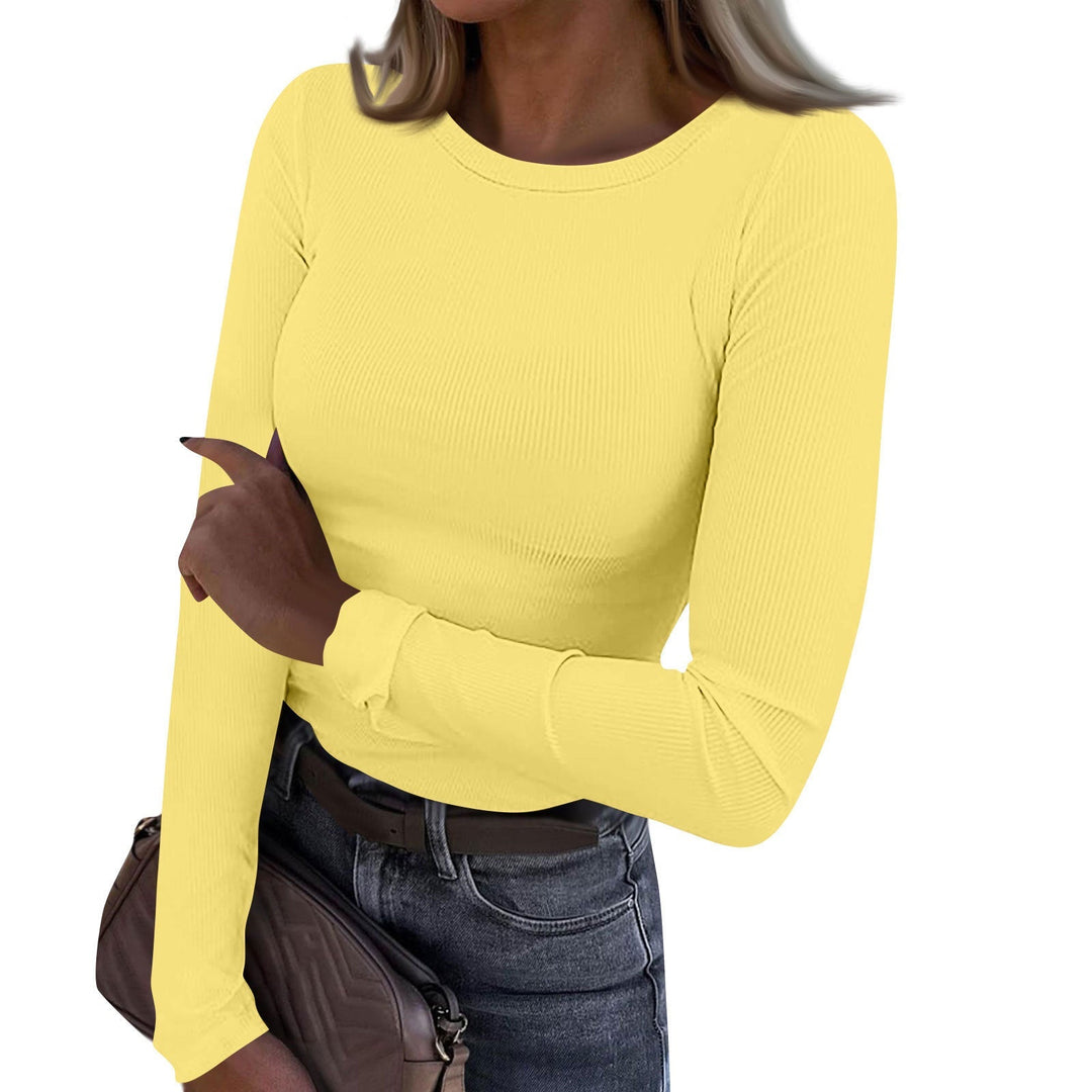 Resley | Top Casual de Verano con Cuello Redondo y Ajuste de Canalé