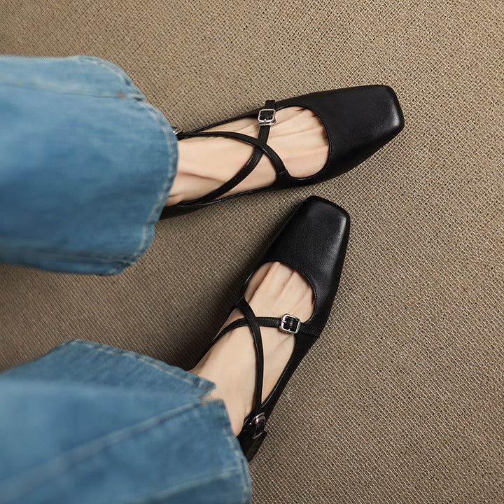 Marvane | Kitten Heels de Cuero