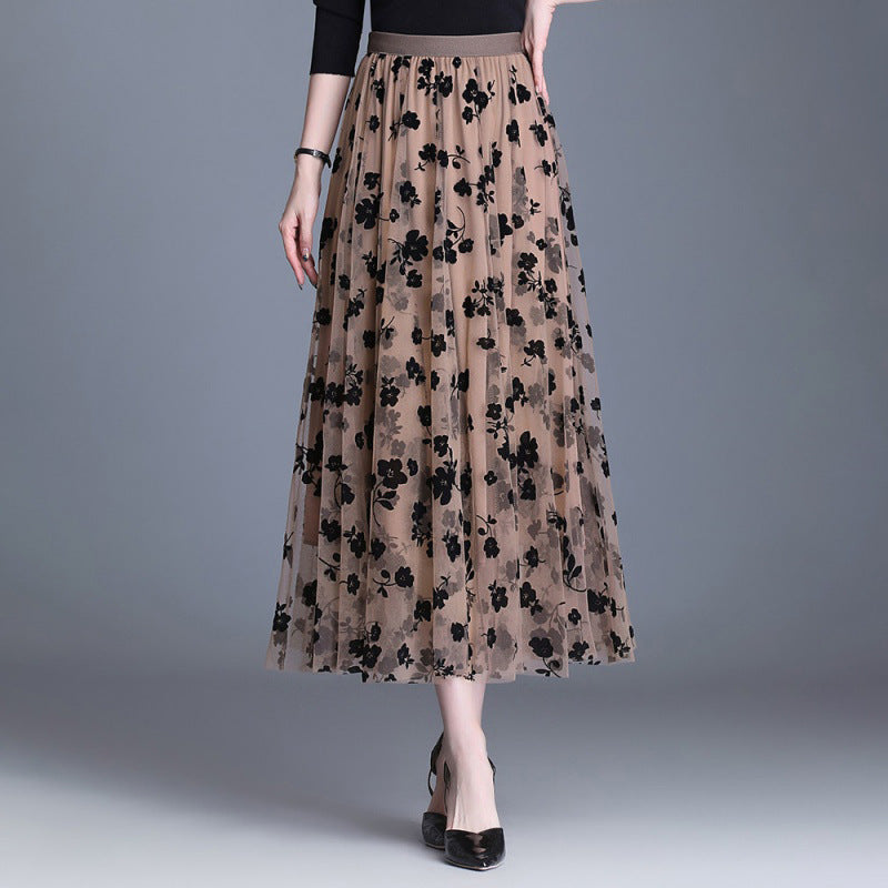 Adeline | Falda Midi Floral Chic
