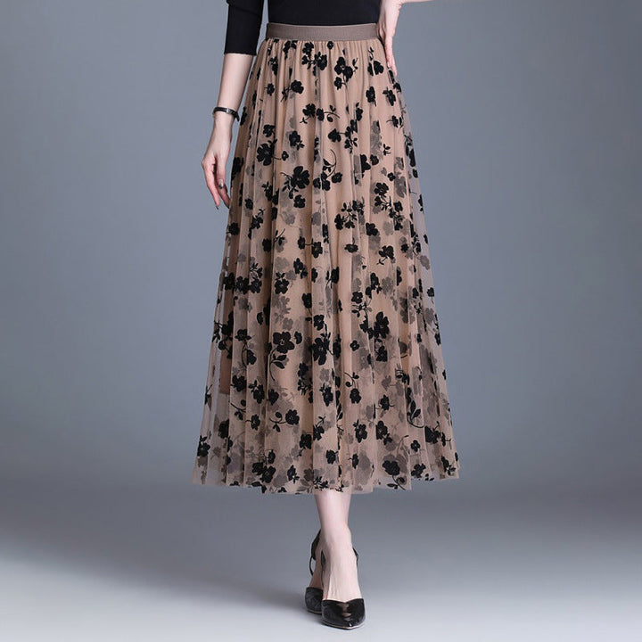 Adeline | Falda Midi Floral Chic