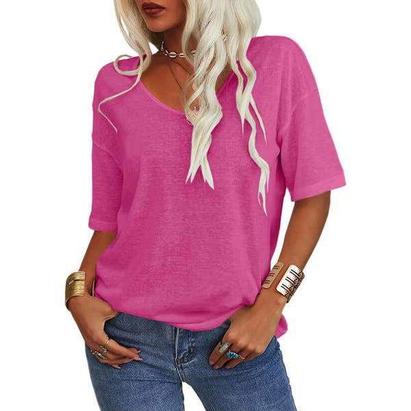 Krisanta | Camiseta Minimalista Ligera y Suelta