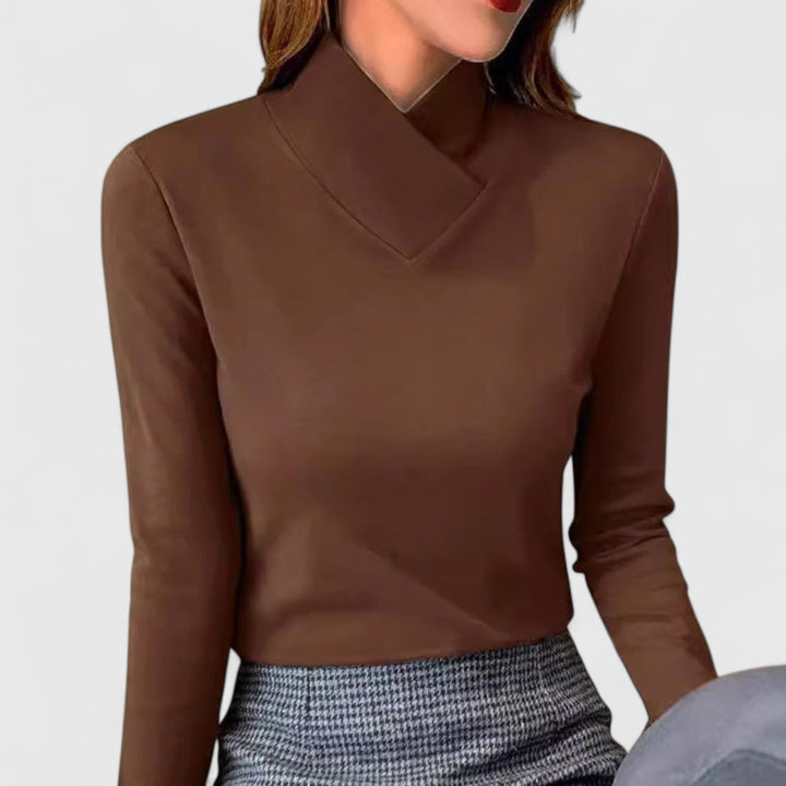Clair | Suéter elegante con cuello alto