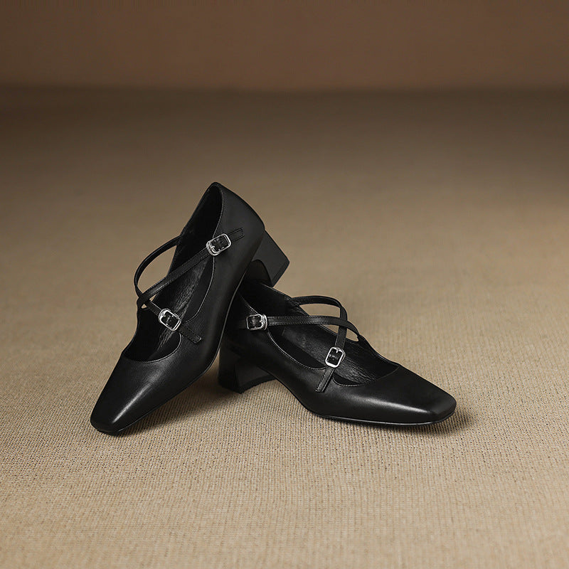 Marvane | Kitten Heels de Cuero
