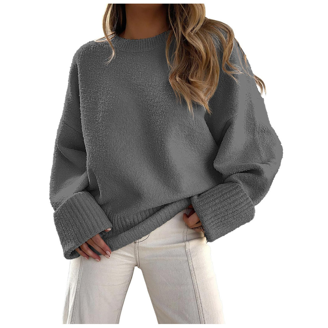 Haley | Suéter de Pullover de Punto Suave y Oversized